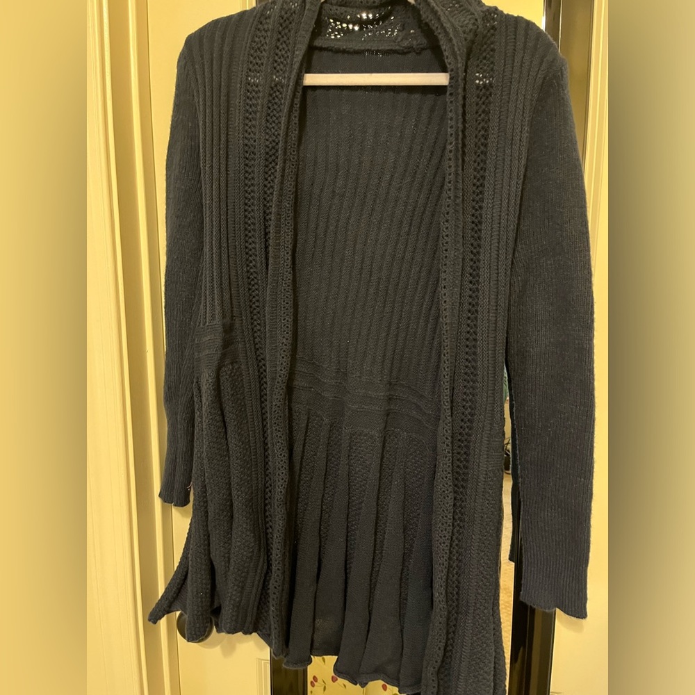 Navy cardigan